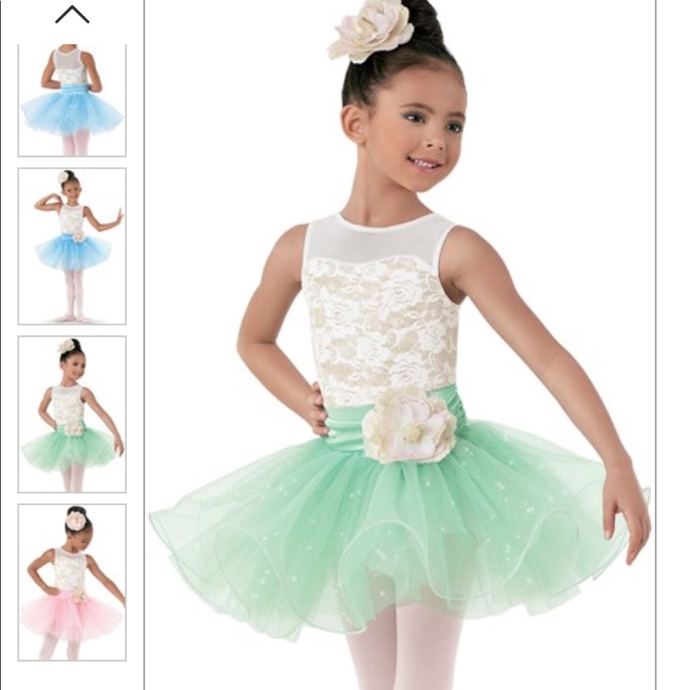 Girls dance costume